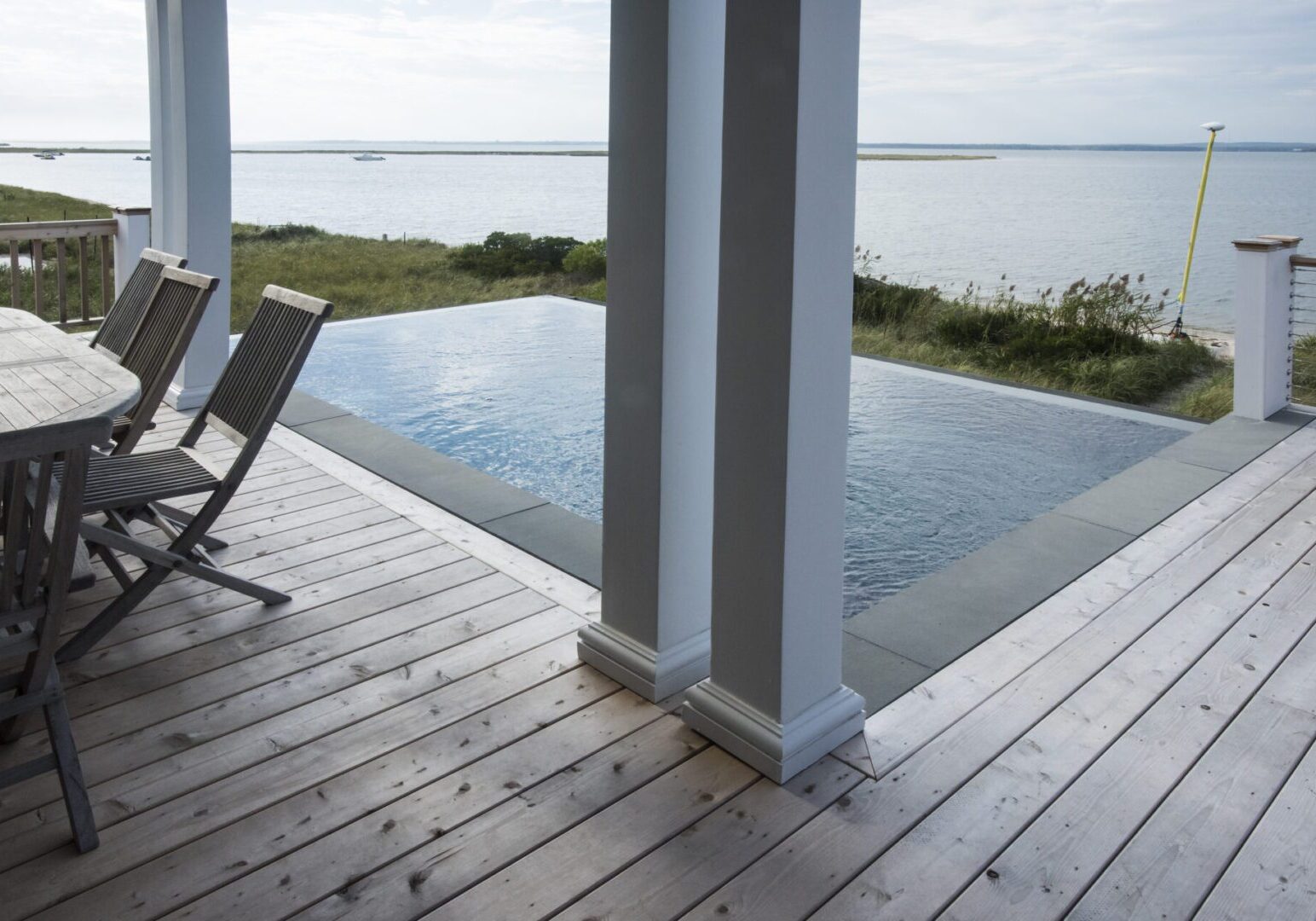Infinity pool overlooking the sea